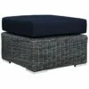 Modway Outdoor Summon Outdoor Patio Sunbrella Ottoman Home Seating