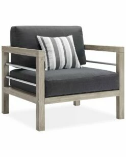 Modway Outdoor Wiscasset Outdoor Patio Acacia Wood Armchair Home Seating