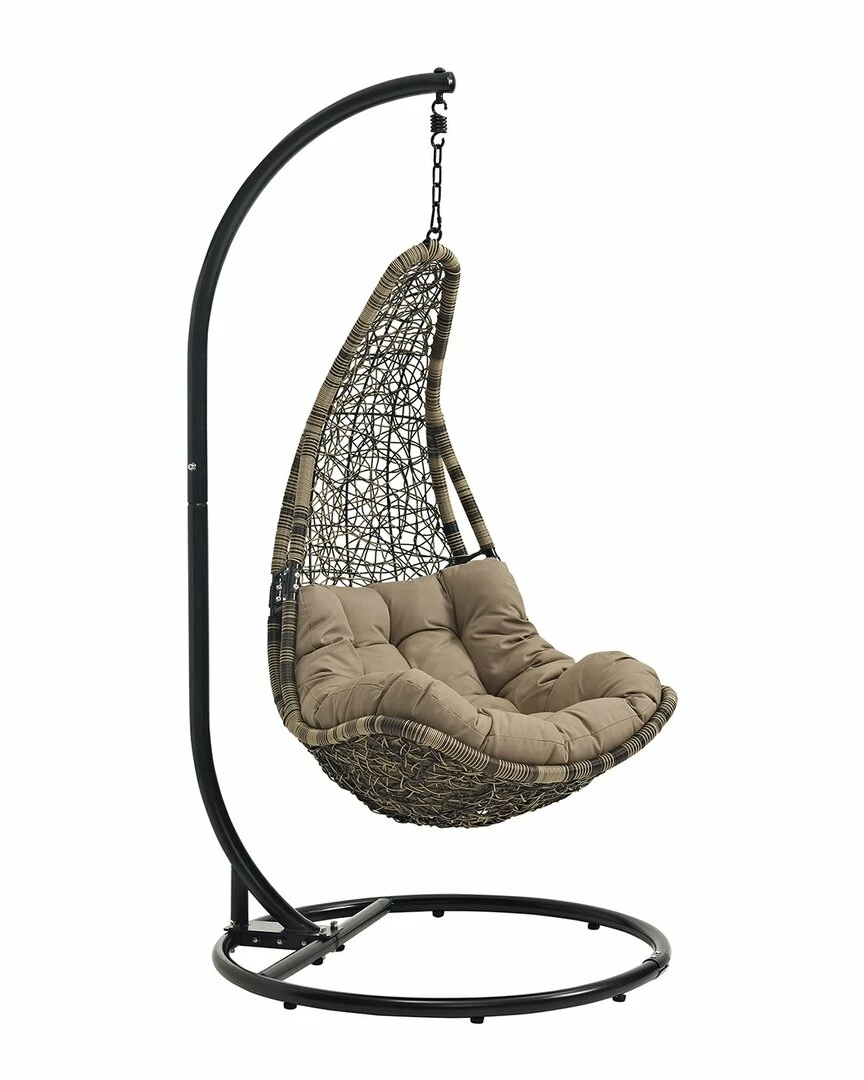 Modway Outdoor Abate Outdoor Patio Swing Chair With Stand Home Seating