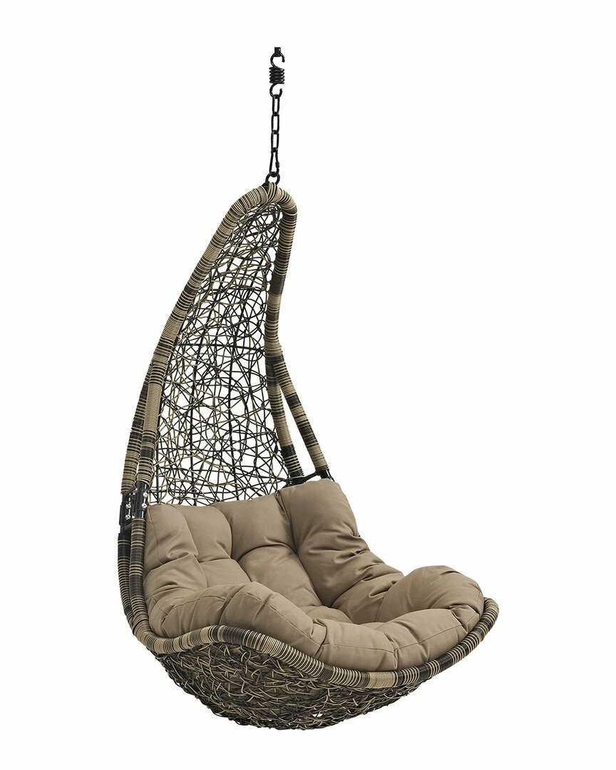 Modway Outdoor Abate Outdoor Patio Swing Chair With Stand Home Seating - Image 3