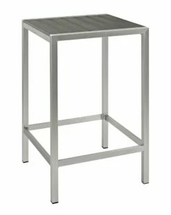 Modway Outdoor Shore Outdoor Patio Aluminum Bar Table Home Outdoor Tables